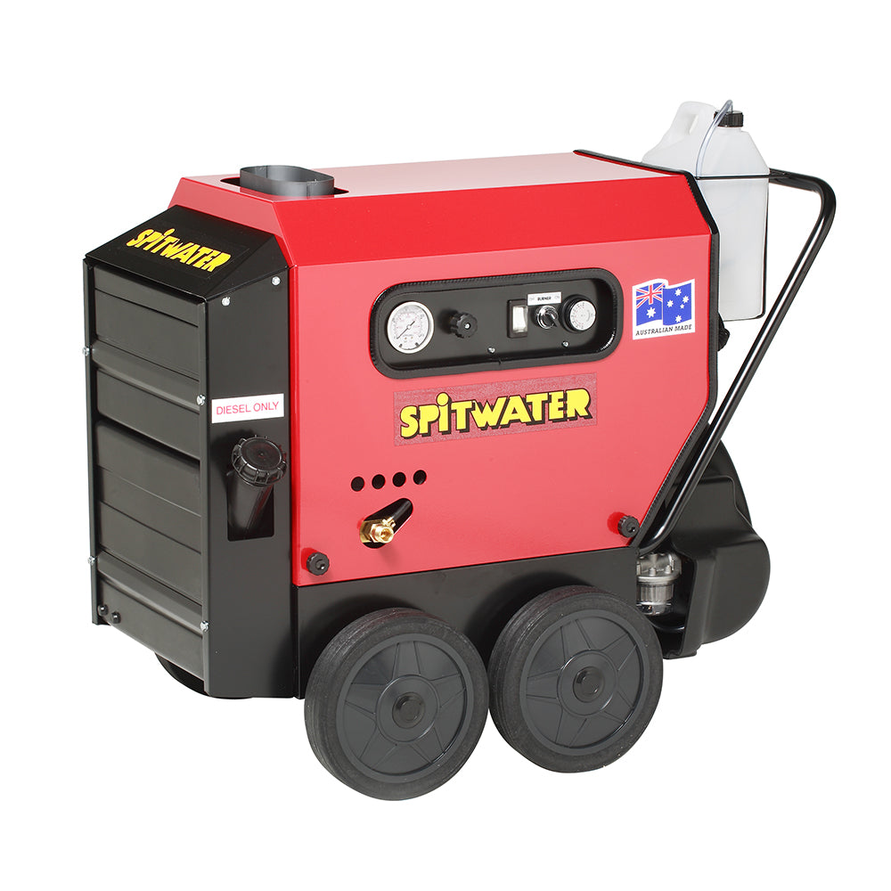SPITWATER 10L/M 1800PSI/120BAR 3HP ELECTRIC HOT and COLD WATER WATERBLASTER