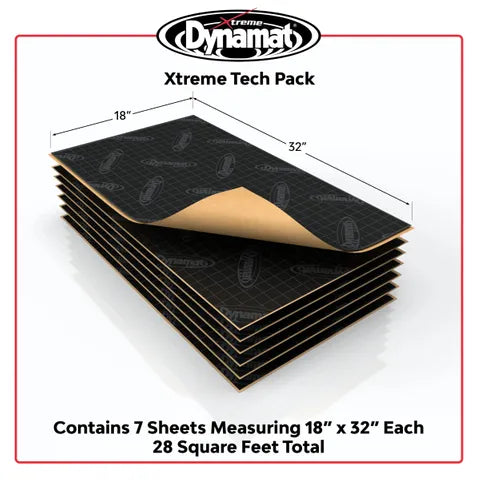 DYNAMAT XTREME TECH PACK SOUND DEADENING (450MM X 800MM) - 7 SHEET PACK
