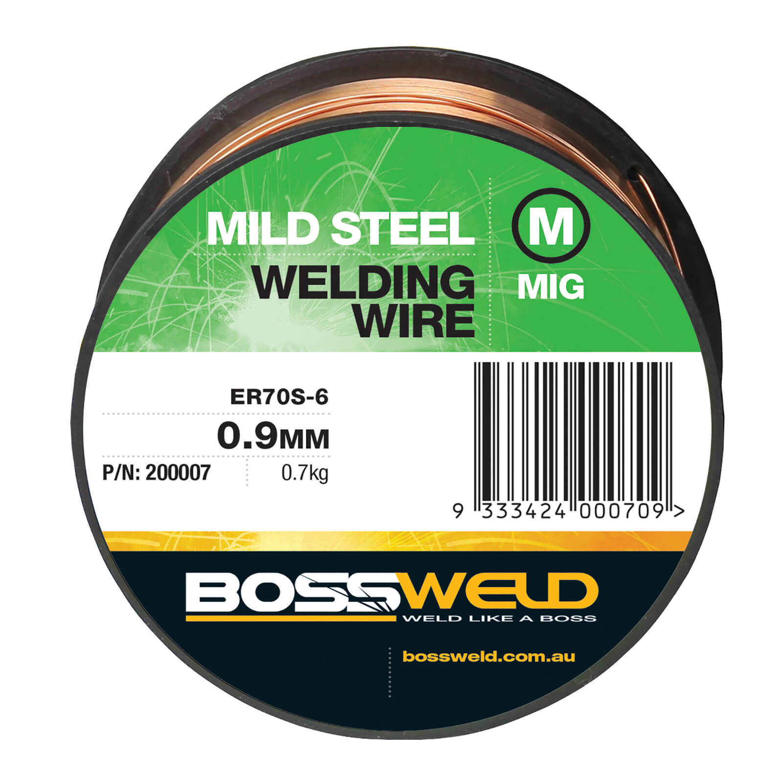 BOSSWELD MIG WIRE - 0.9MM X 0.7KG