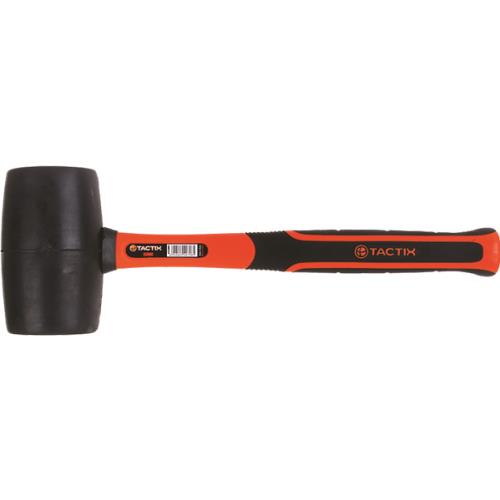 Tactix Mallet Rubber 65mm Black Fiberglass