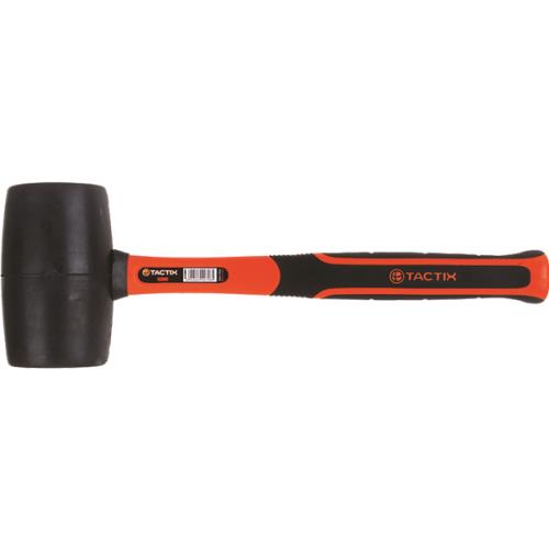 Tactix Mallet Rubber 16Oz 58mm Black Fiberglass