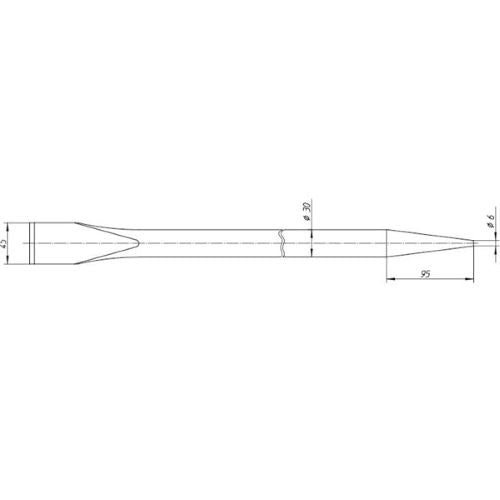 RENNSTEIG CROWBAR STRT EDGE W TIP 1.5M