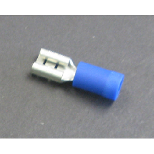 Champion Blue Female Push - On Spade Terminal - 100Pk