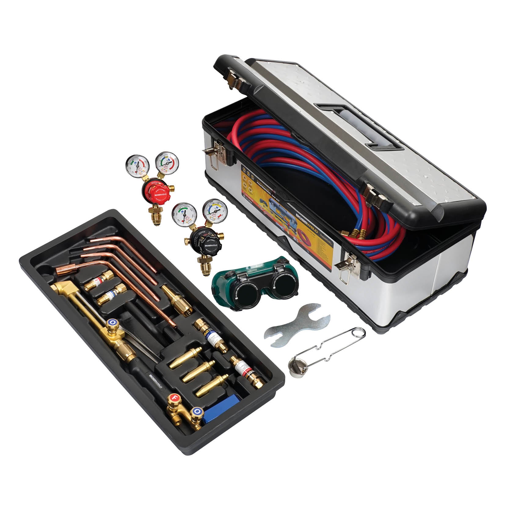 BOSSWELD OXY ACETYLENE CUTTING and BRAZING KIT