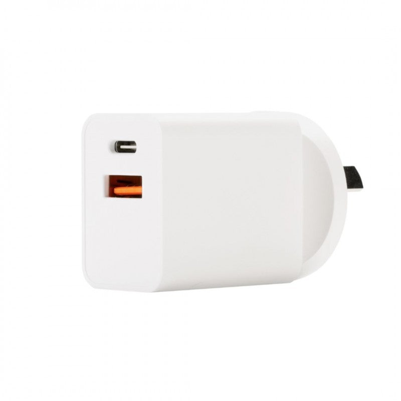 AERPRO 18W USB-C USB-A WALL CHARGER