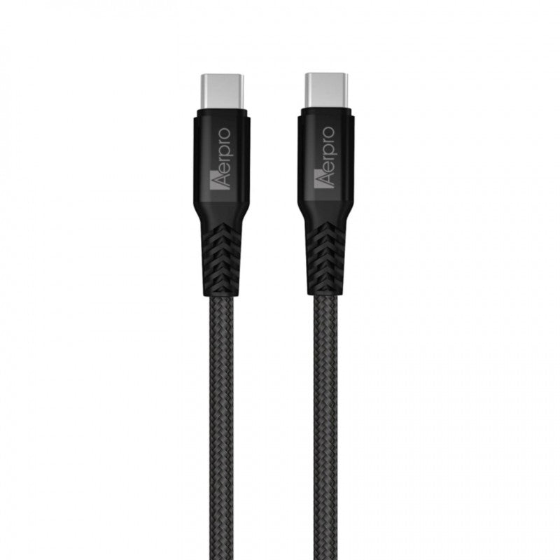 AERPRO PREMIUM USB-C TO USB-C CABLE 1.5M BLACK