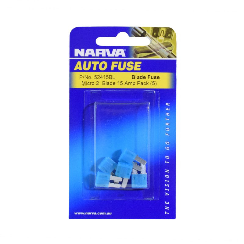Narva Micro 2 Blade Fuse 15Amp Pack Of 5