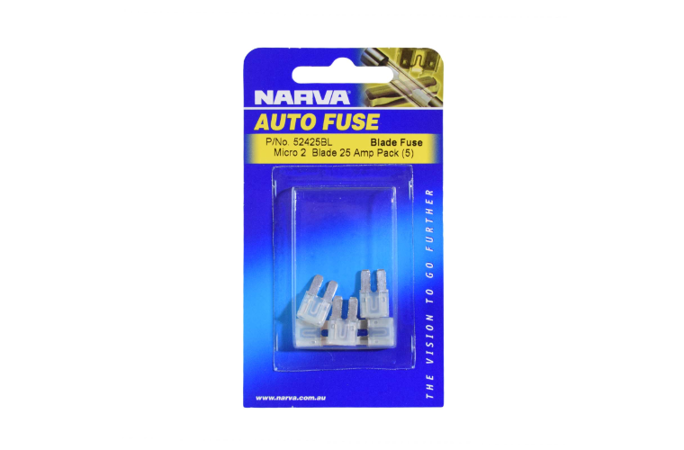 Narva Micro 2 Blade Fuse 25Amp Pack Of 5