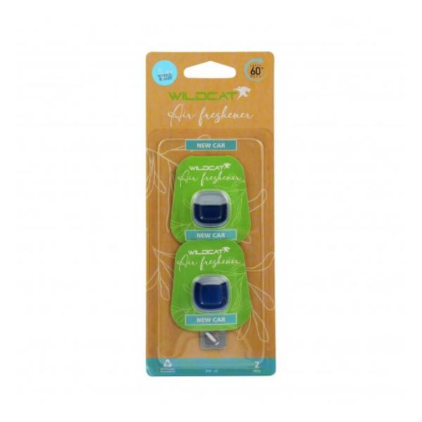 WILDCAT ECO VENT AIR FRESHENER NEW CAR PK2