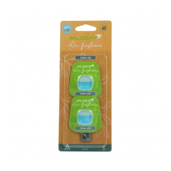 WILDCAT ECO VENT AIR FRESHENER COOL ICE PK2