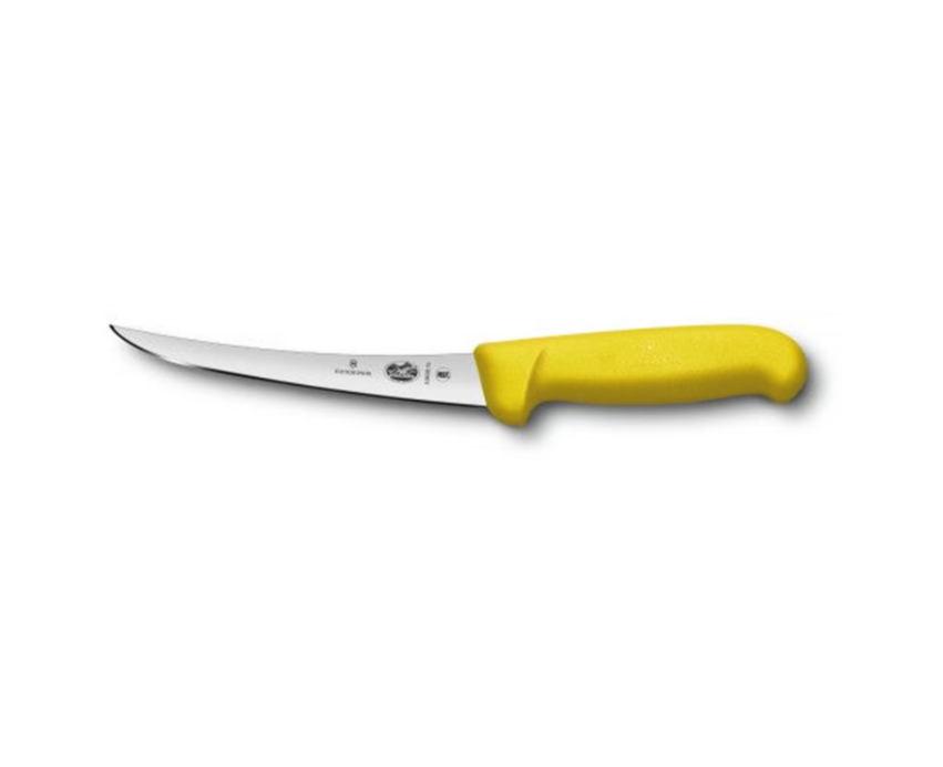 Victorinox Boning Knife 5.6608.15cm Curved Blade Yellow Handle