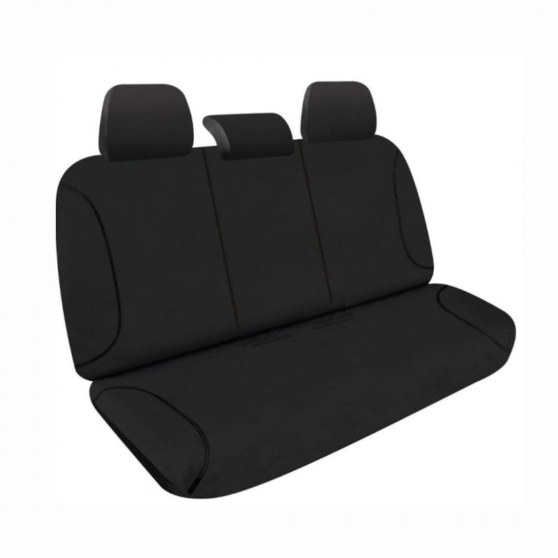 TRADIES BLACK CANVAS REAR SEAT COVER NAVARA 2017-2020