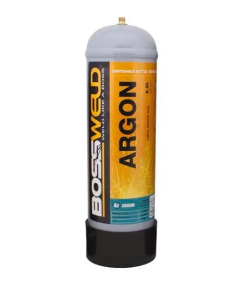 BOSSWELD 2.2 LT PURE ARGON DISPOSABLE GAS BOTTLE