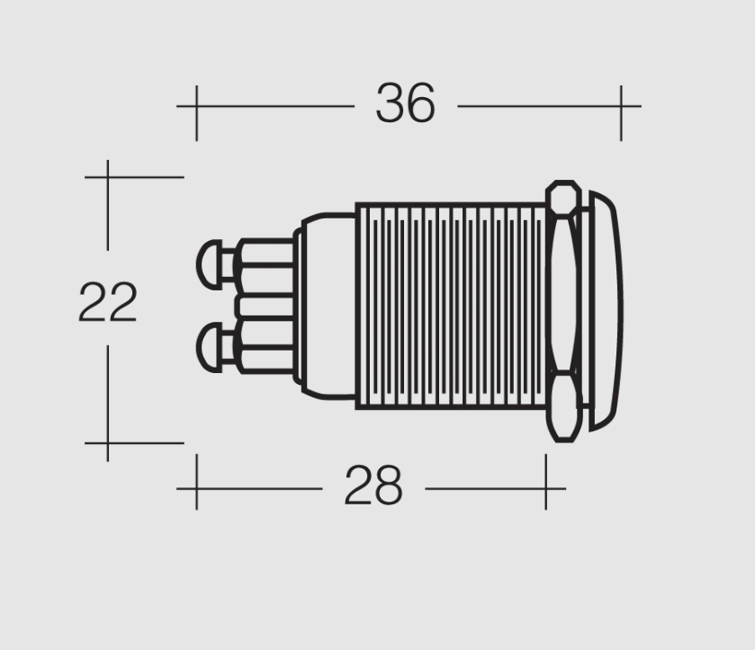 Narva Switch Metal Mom Starter