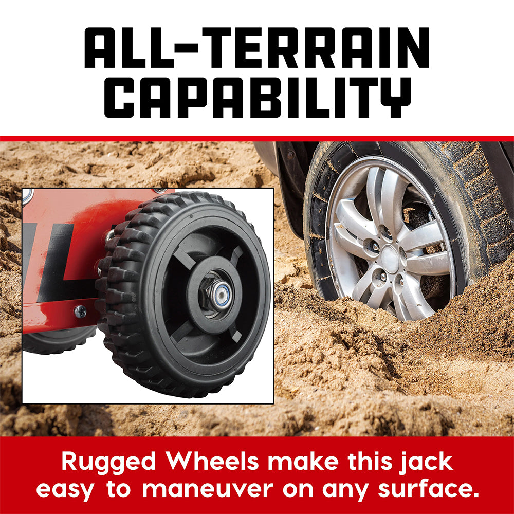 Powerbuilt 1.5T BIG WHEEL OFF ROAD JACK