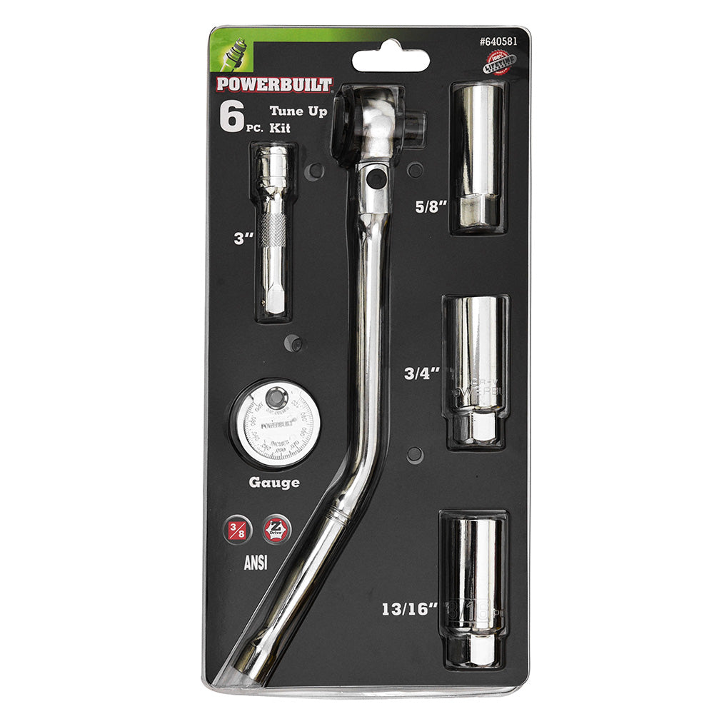 POWERBUILT 3/8DR 6PC TUNE-UP KIT