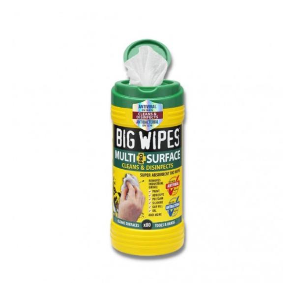 BIG WIPES MULTI SURFACE WIPES TUB OF 80