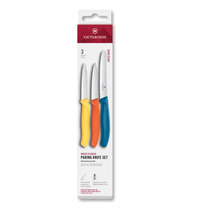 Victorinox Paring Knife Set 6.7116.32 - 3 piece Assorted Colours