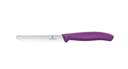 Victorinox Tomato & Sausage Knife 11 cm Purple Handle