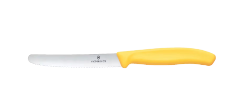 Victorinox Tomato & Sausage Knife 11 cm Yellow Handle New