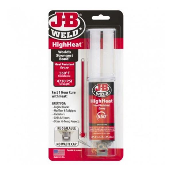 JB WELD HI TEMP EPOXY SYRINGE 25ML