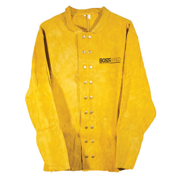 BOSSWELD LEATHER WELDERS JACKET - LARGE