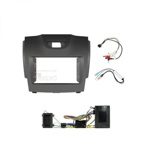 AERPEO DOUBLE DIN GREY INSTALL KIT Holden Colorado 2014 to 2016, incl. 7