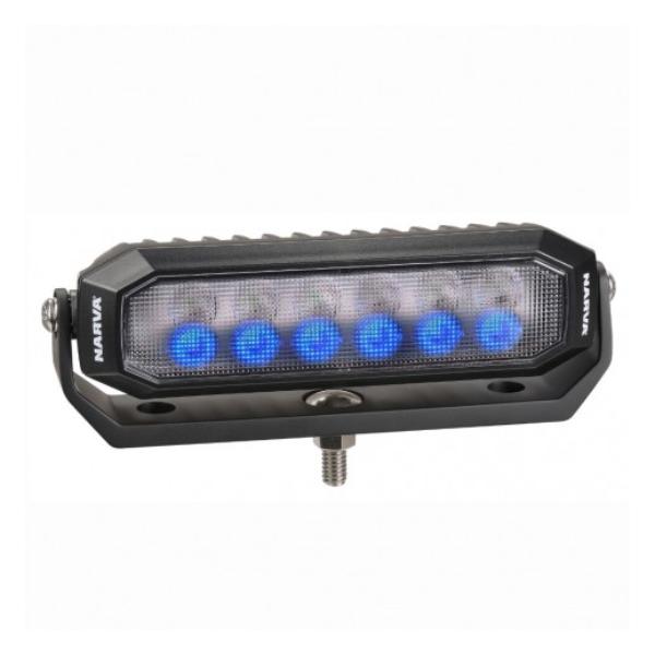 NARVA BLACK LED DECK LAMP BLUE/WHITE LIGHT OUTPUT