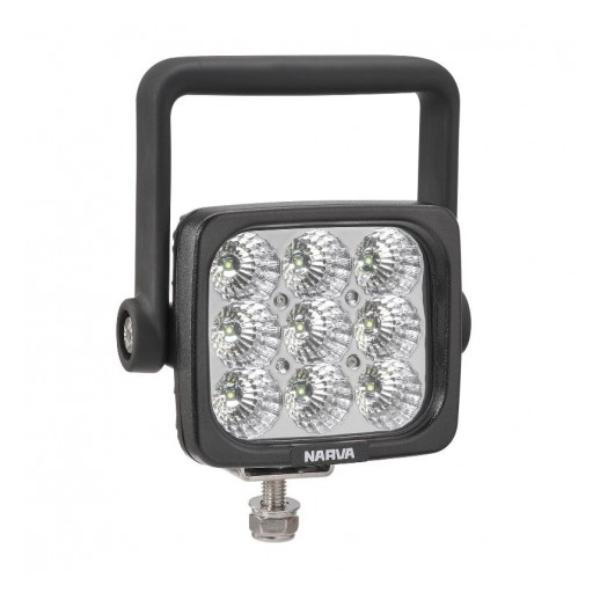 NARVA LED WORK LAMP 9 X 5W SQR FLOOD WITH SWITCH AND HANDLE