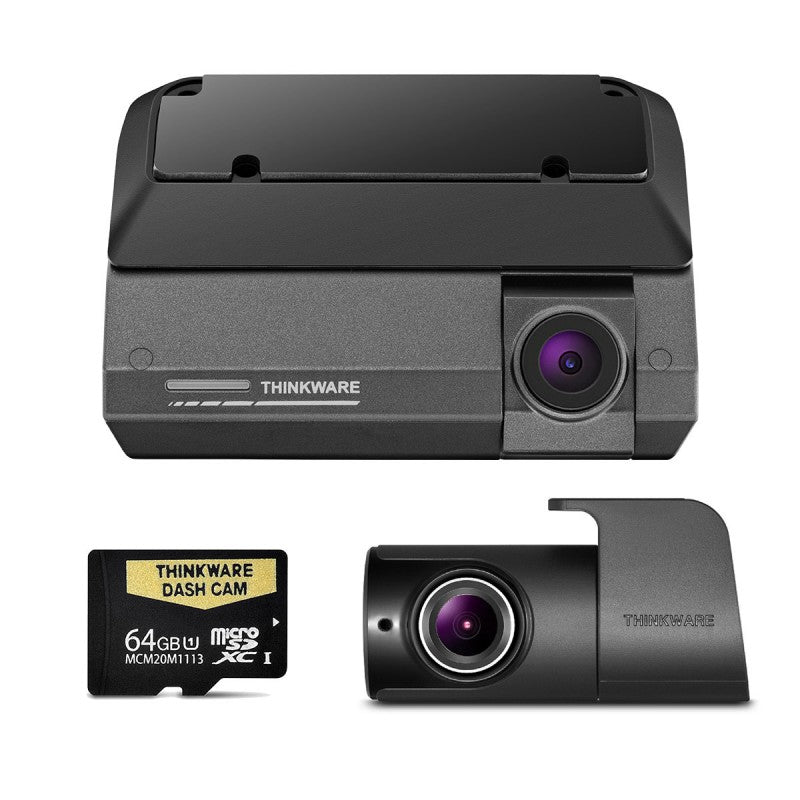 1080P Full Hd Front & Rear Dash Cam Pack - 64Gb Micro Sd