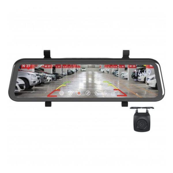 GATOR 9IN 1080P HD HI-RES MIRROR MONITOR WITH REVERSE CAMERA