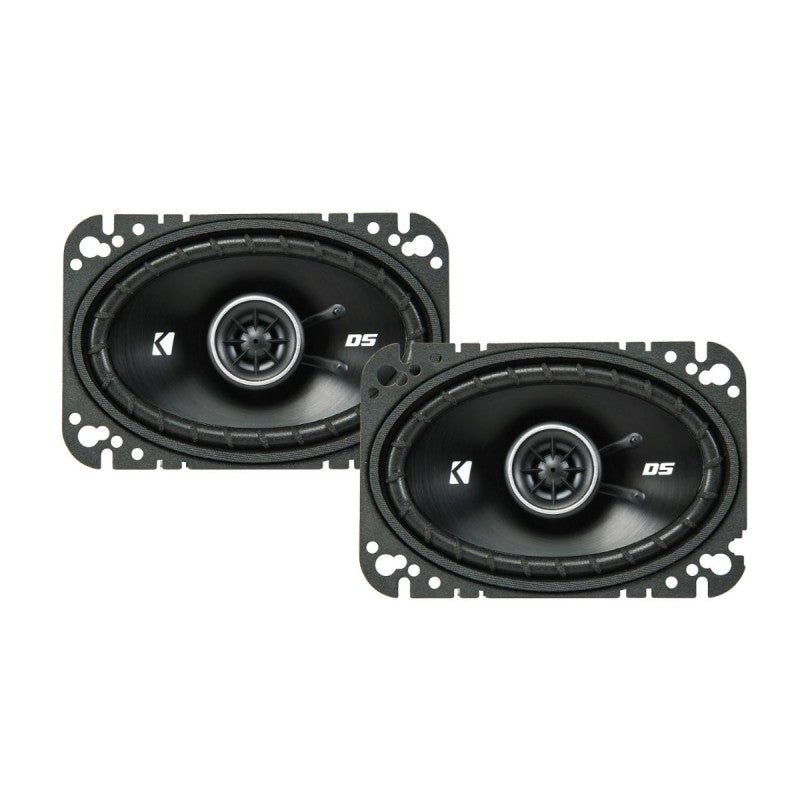 KICKER 4X6IN 120W COAXIAL SPEAKERS 4OHM