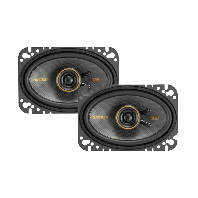 KICKER 4X6In 150W 2Way Coaxial Car Speaker Pair
