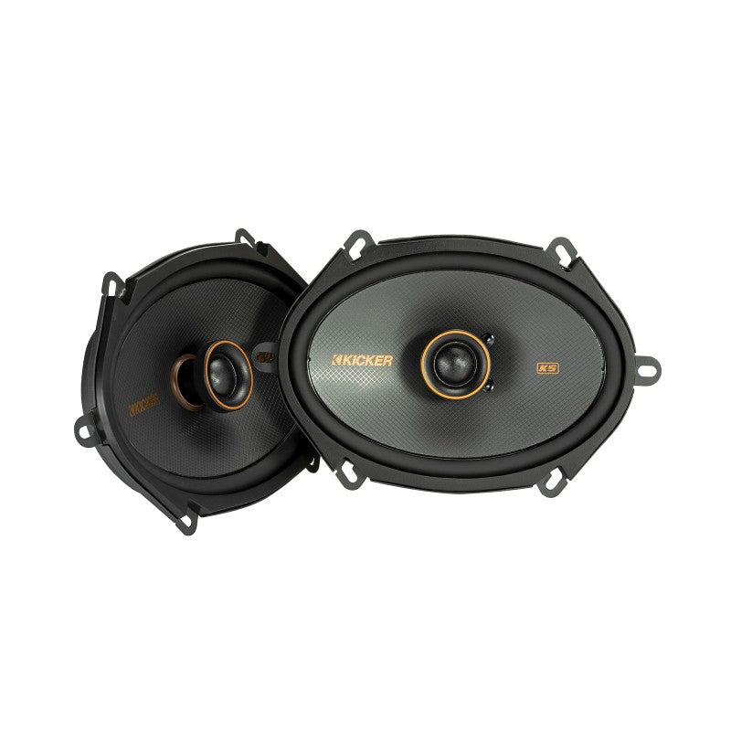 KICKER 6X8In 150W 2Way Coaxial Car Speaker Pair