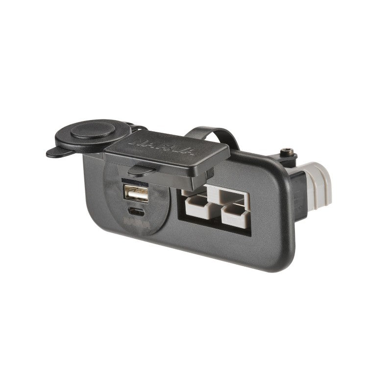 NARVA Heavy Duty Twin 50A Connector/Usb/Usb C Socket