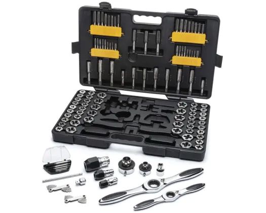 GEARWRENCH SET TAP & DIE COMB RAT LRG 114PC