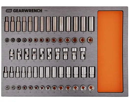 GEARWRENCH 66PC 3/8 INCH DRIVE SOCKET SET IN EVA TRAY