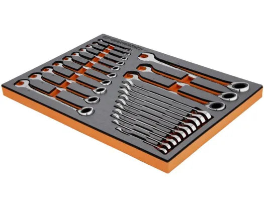 GEARWRENCH 23PC 90T REV RATCHETING WRENCH SET IN EVA TRAY
