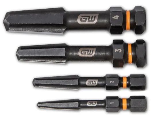 GEARWRENCH BOLT BITER SCREW EXTRACTOR SET 4PC