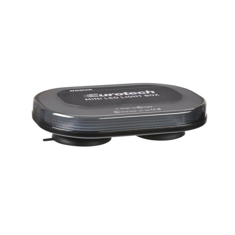 NARVA 12/24V Eurotech Mini LED L/Box Magne B Clear Smoked Lens Amb