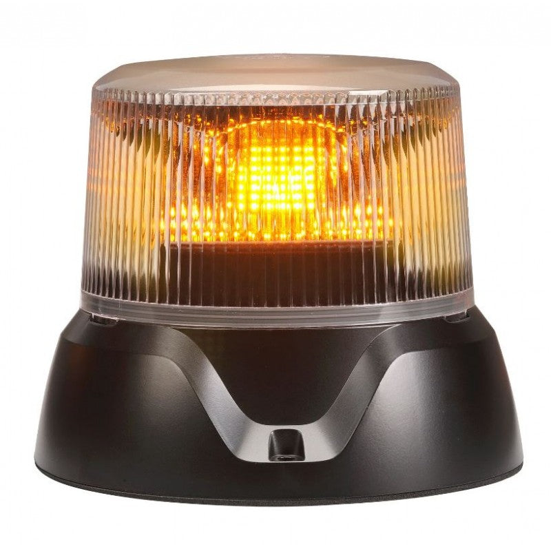 NARVA PULSE II LED AMBER WITH CLEAR LENS STROBE FLANGE BASE