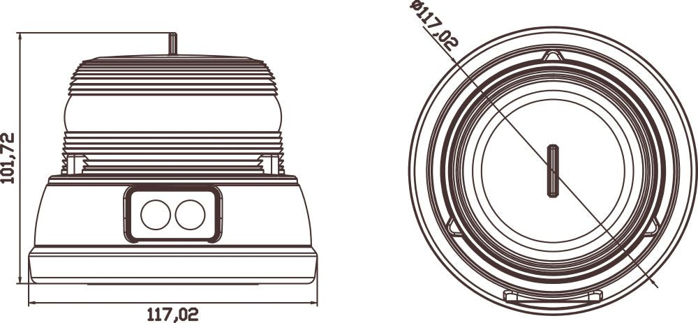 NARVA BATTERY POWERED STROBE (REPLACES 85320A)