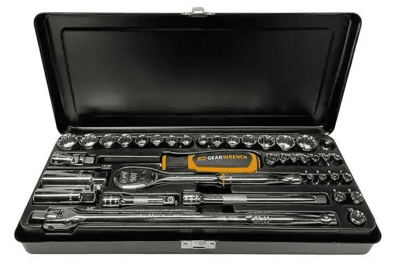 Gearwrench 38 Pce 1/4 and 3/8 inch Metric/SAE Socket Set