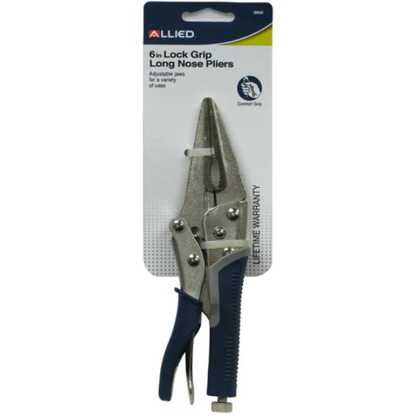 Allied Lock Grip Pliers - Long Nose #90542 150mm