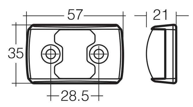 NARVA 12V AMBER DIRECTION INDICATOR