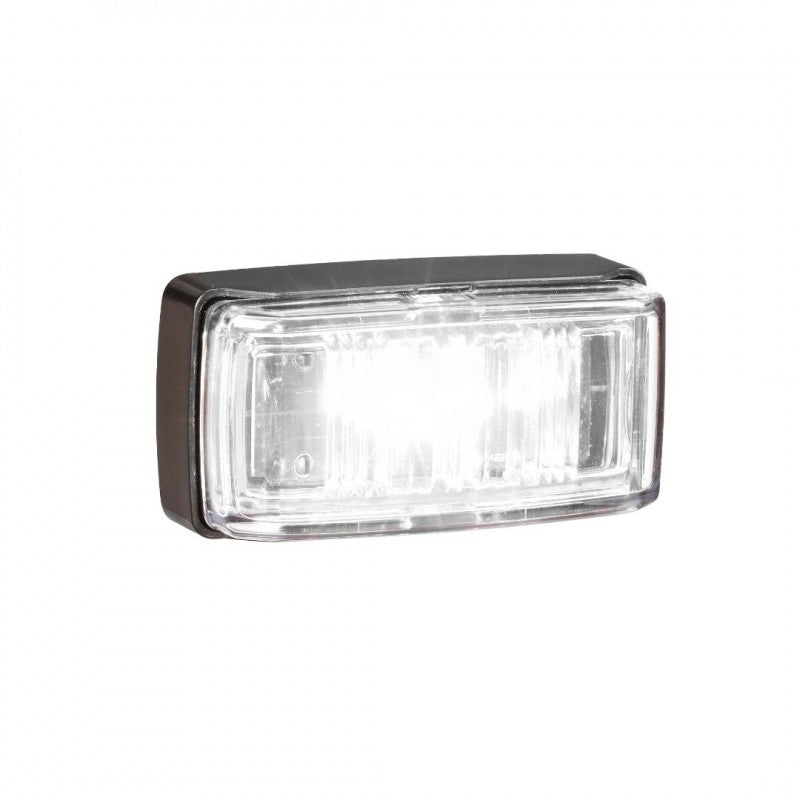 NARVA 9-33V MDL80 LED FRONT END OUTLINE MARKER WHITE BLK B 2.5M