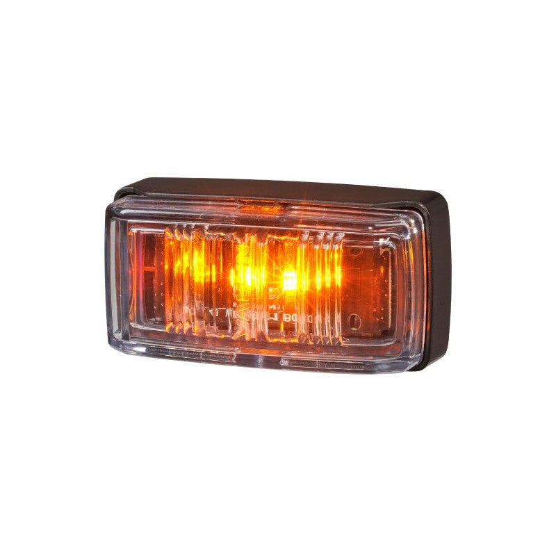 NARVA 9-33V Mdl80 Frt End Outl Or Exter Cabin Marker Amb Blk B 0.5M