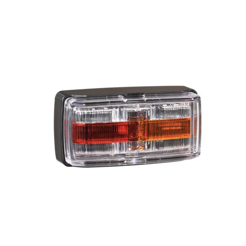 NARVA 9-33V Mdl81 LED Side Mar Side Dir Ind Red/Amb/Amb Blk B 0.5M