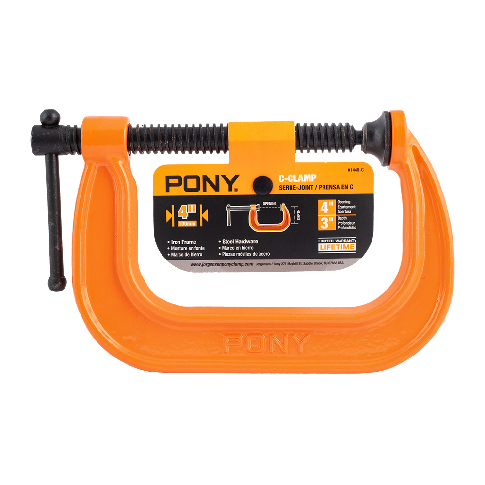 PONY JORGENSEN 100mm Classic Light-Duty C-Clamp