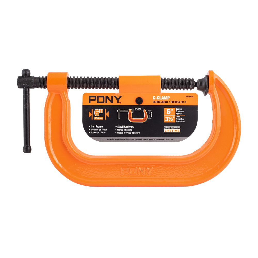 PONY JORGENSEN 150mm Classic Light-Duty C-Clamp